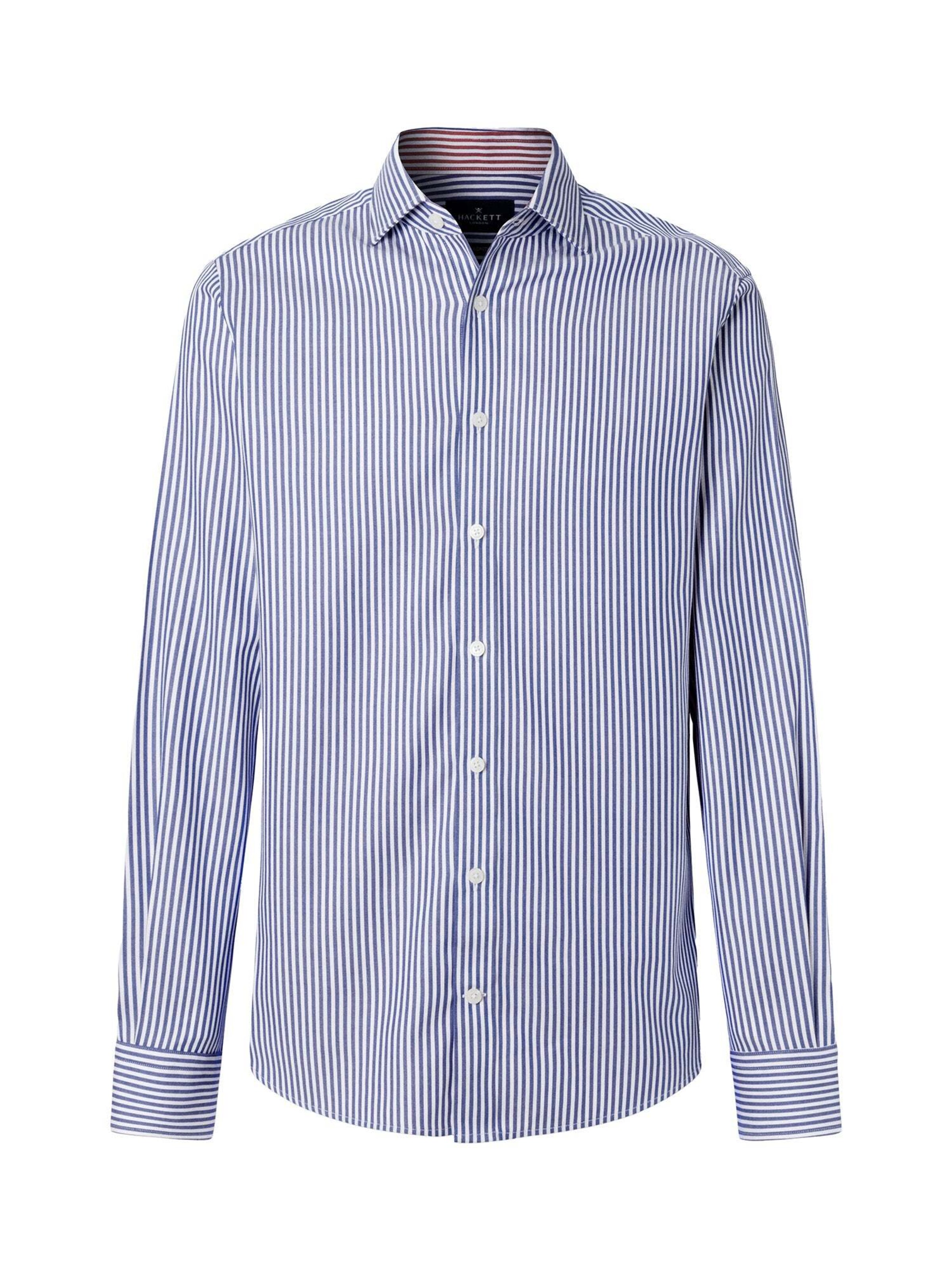 Hackett London Hemd 'Bengal' in navy / hellblau, Produktansicht