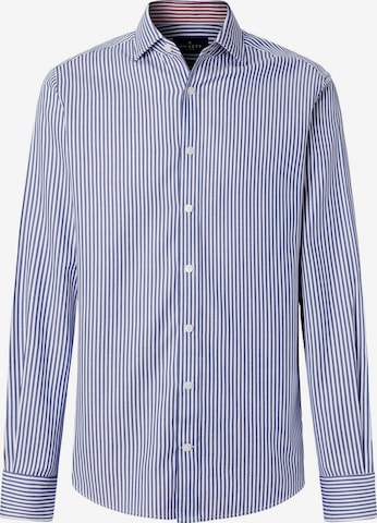 Hackett London Regular fit Button Up Shirt 'Bengal' in Blue: front
