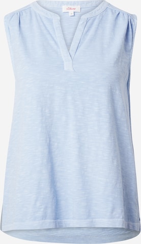 s.Oliver Blouse in Blauw: voorkant