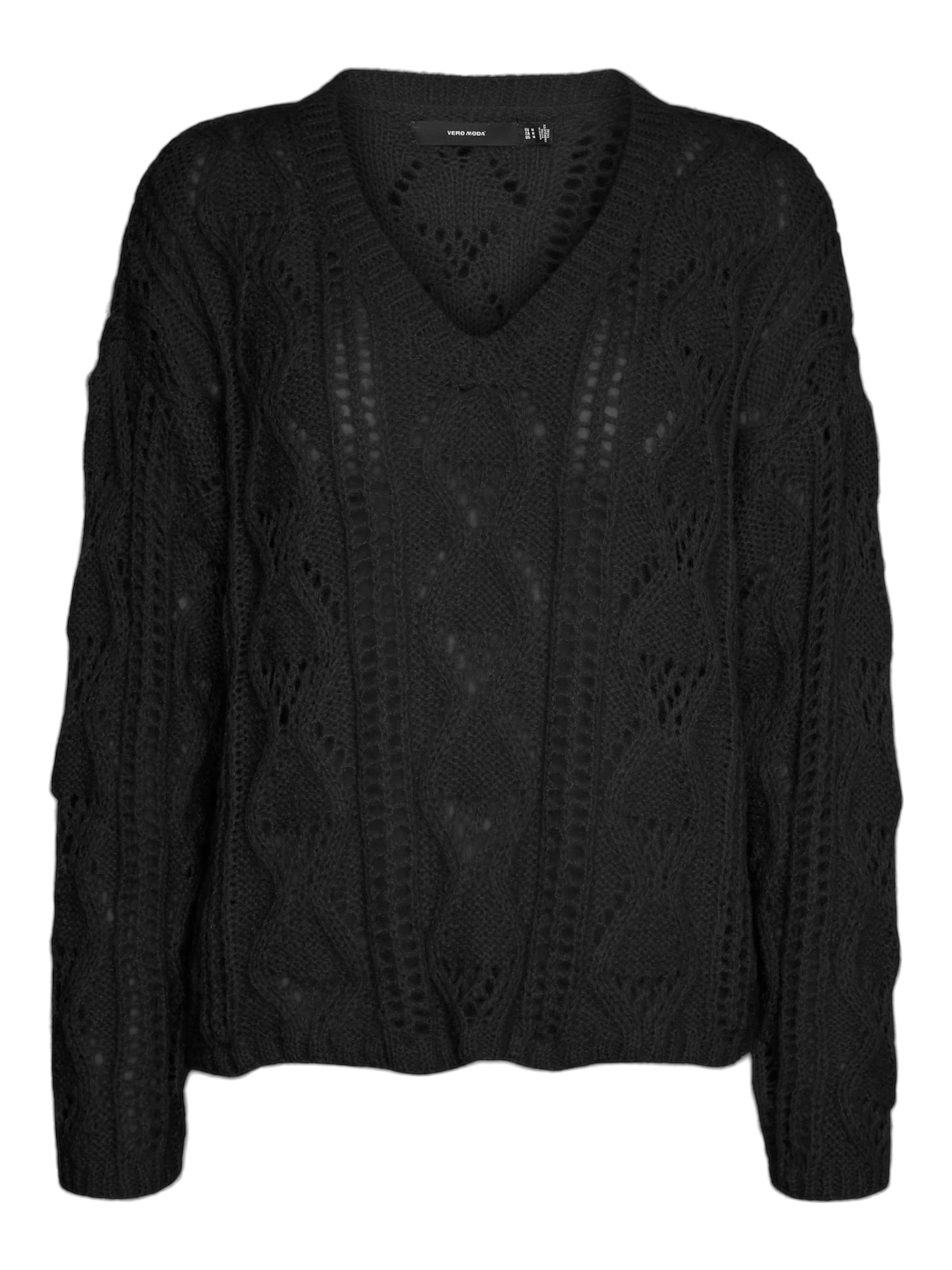 Pull-over 'NEWERIN' VERO MODA en noir : devant
