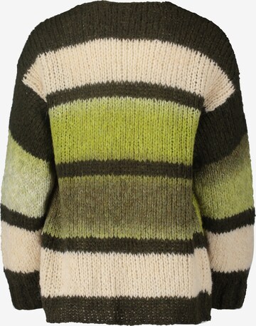 Cartoon Knit Cardigan in Green