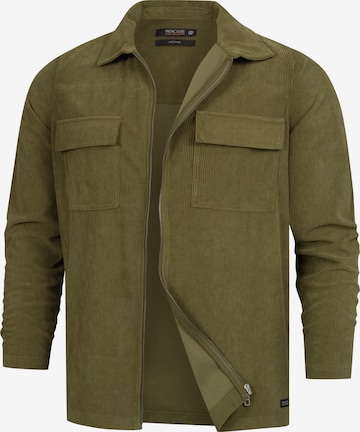 INDICODE JEANS Tussenjas 'Nemoto' in Groen: voorkant