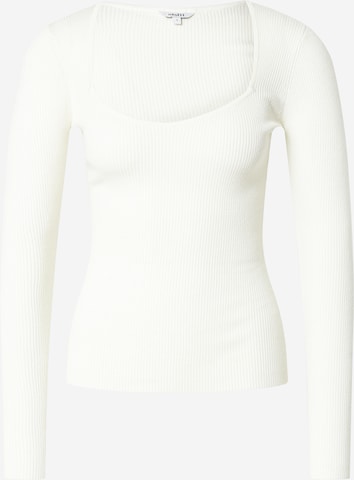 mbym Пуловер 'Tusuru' в бяло: отпред