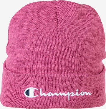 Champion Authentic Athletic Apparel Beanie in Pink