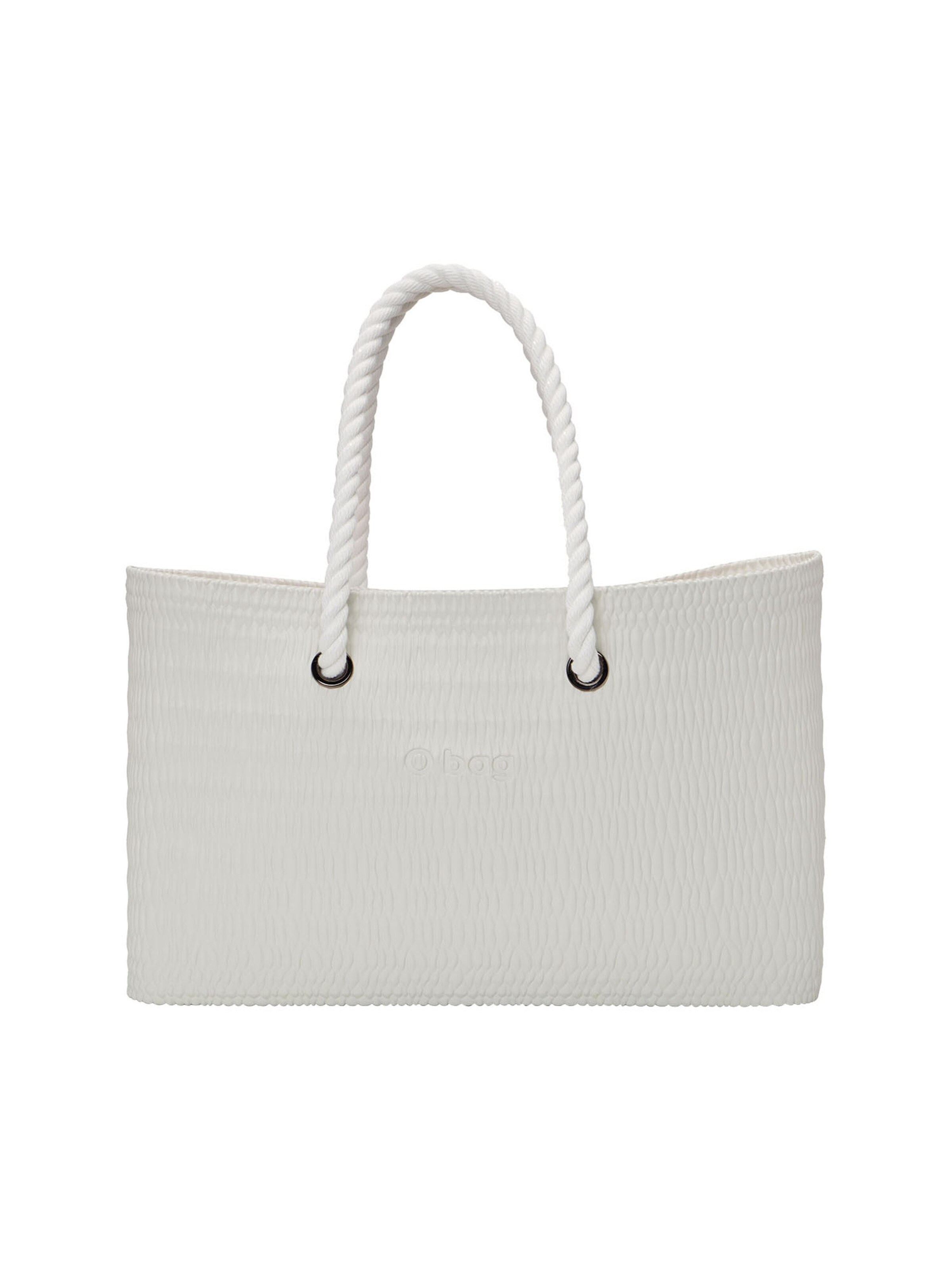 O bag Shopper in White: front