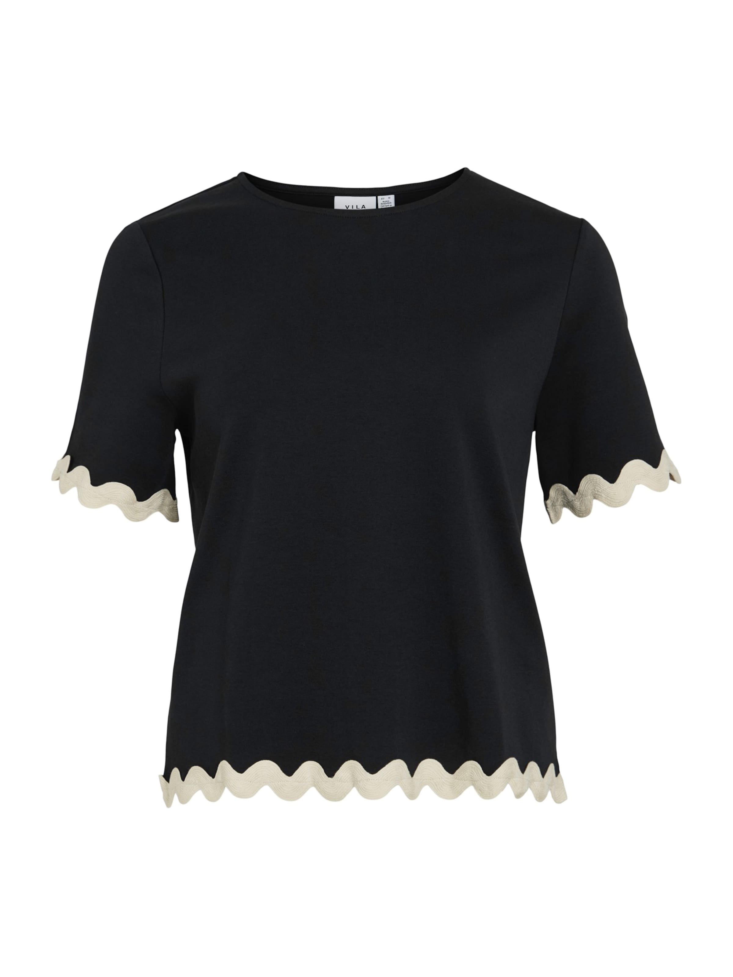 VILA Tričko 'VICalisa' - Čierna: predná strana