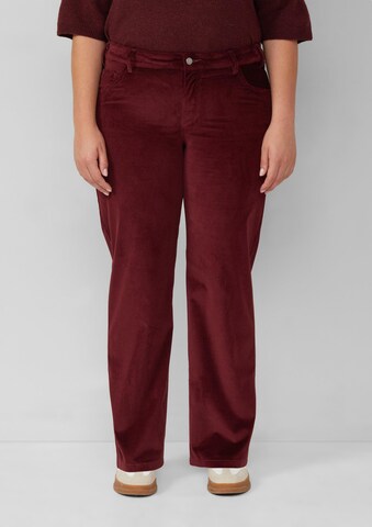 Regular Pantalon s.Oliver en rouge : devant
