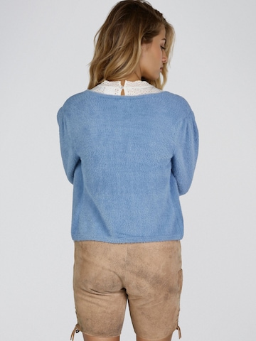 SPIETH & WENSKY Gebreid vest 'Hulla' in Blauw