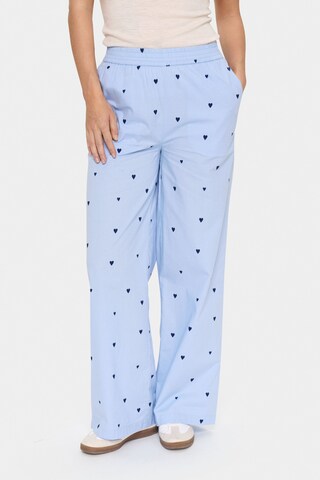 SAINT TROPEZ - Loosefit Pantalón en azul: frente