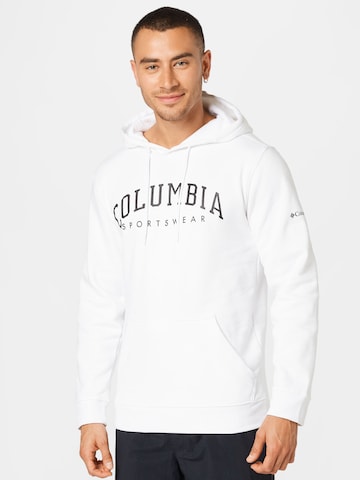 COLUMBIA Sportsweatshirt 'CSC™' in Weiß: predná strana