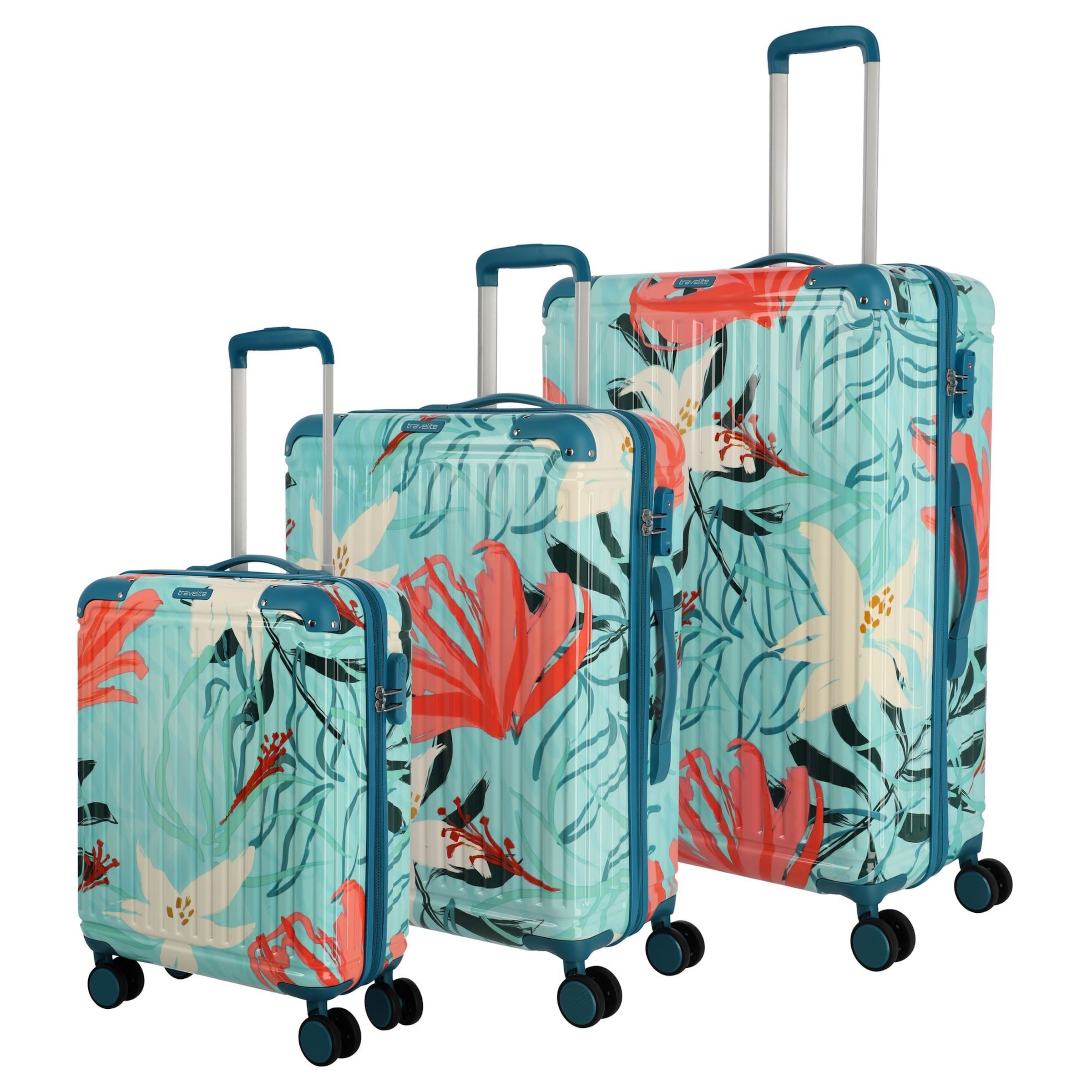 Ensemble de bagages TRAVELITE en bleu : devant