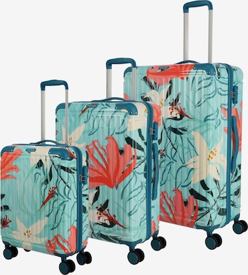 Ensemble de bagages TRAVELITE en bleu : devant
