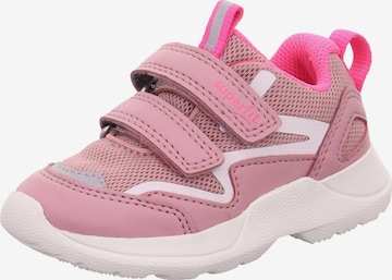 Sneaker 'Rush' di SUPERFIT in rosa: frontale