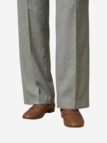 My fashion - Perna larga Calças em cinzento
