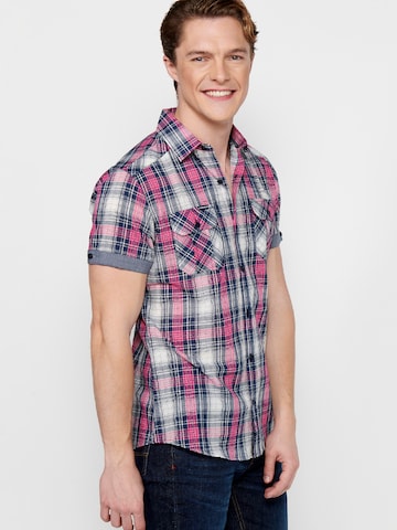 KOROSHI - Regular Fit Camisa em cinzento