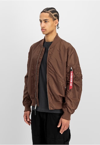ALPHA INDUSTRIES - Casaco meia-estação 'MA-1 TT' em castanho: frente