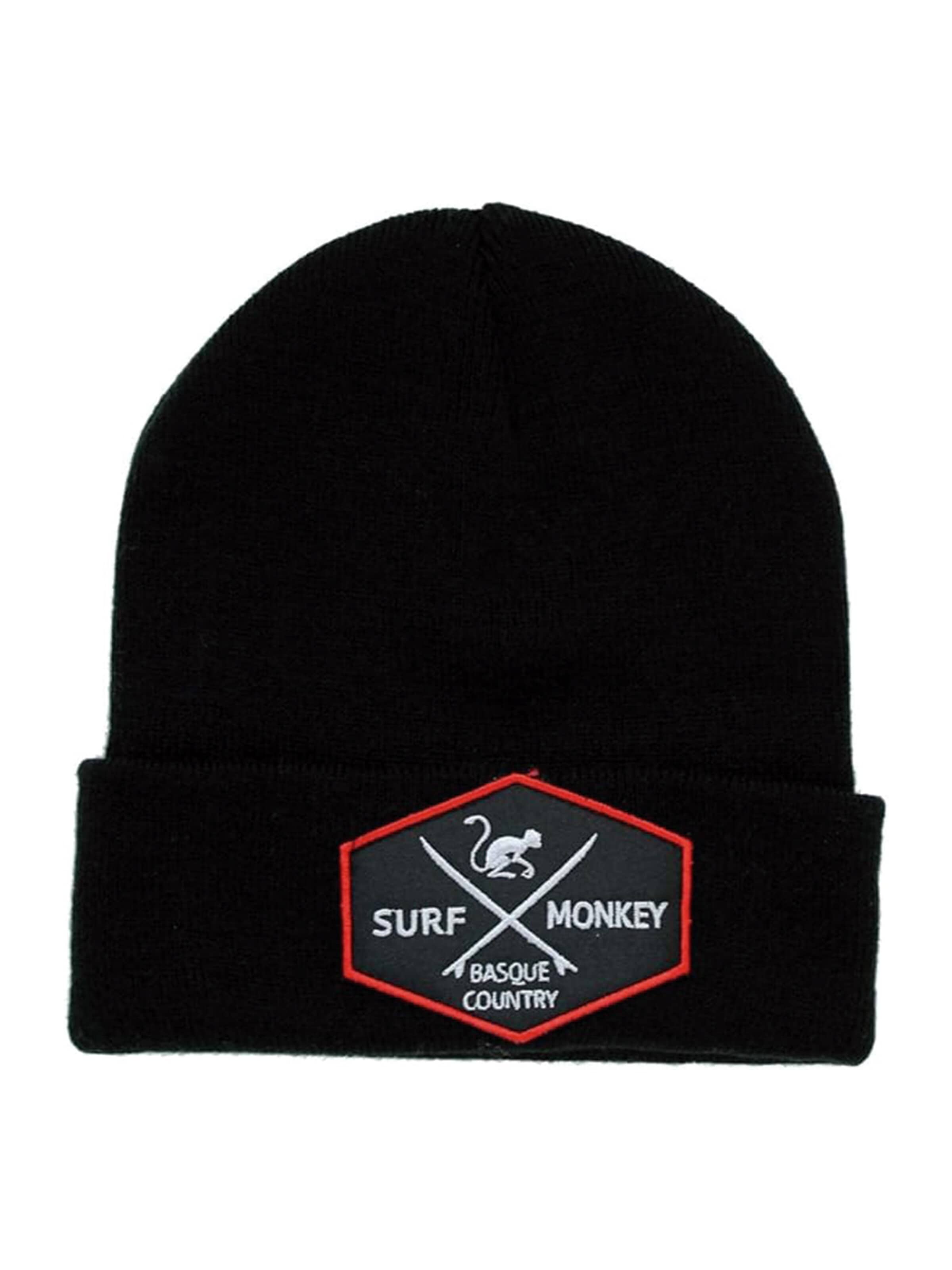 Surf Monkey Muts in Zwart: voorkant