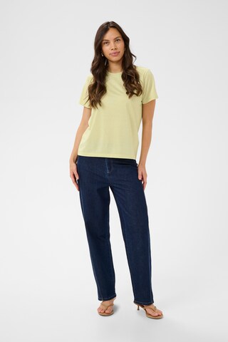 SAINT TROPEZ - Camisa 'SZHaga' em amarelo