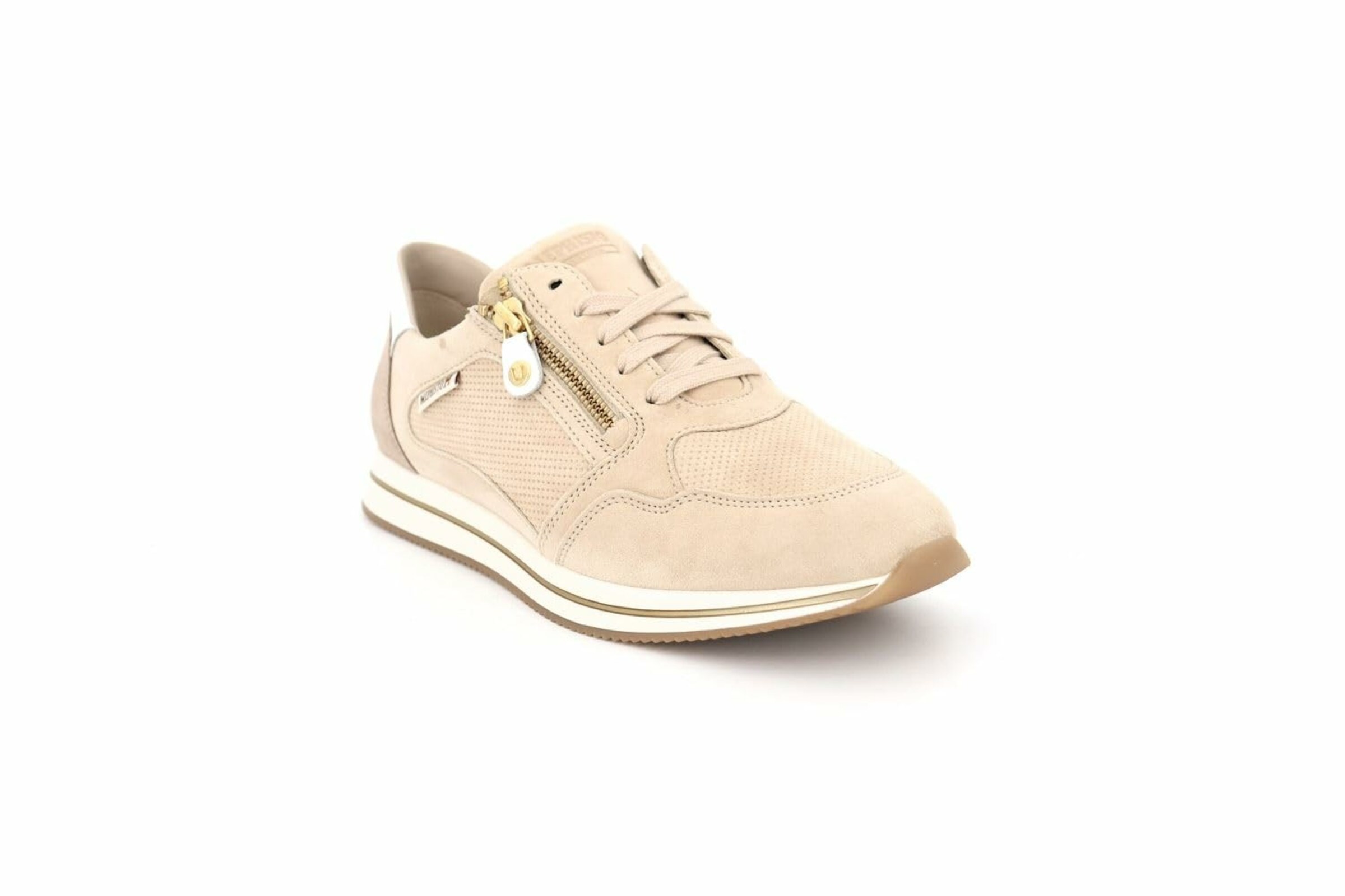 MEPHISTO Platform trainers in Beige: front