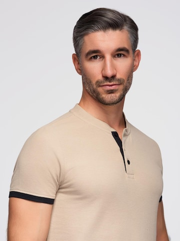 Ombre Shirt in Beige