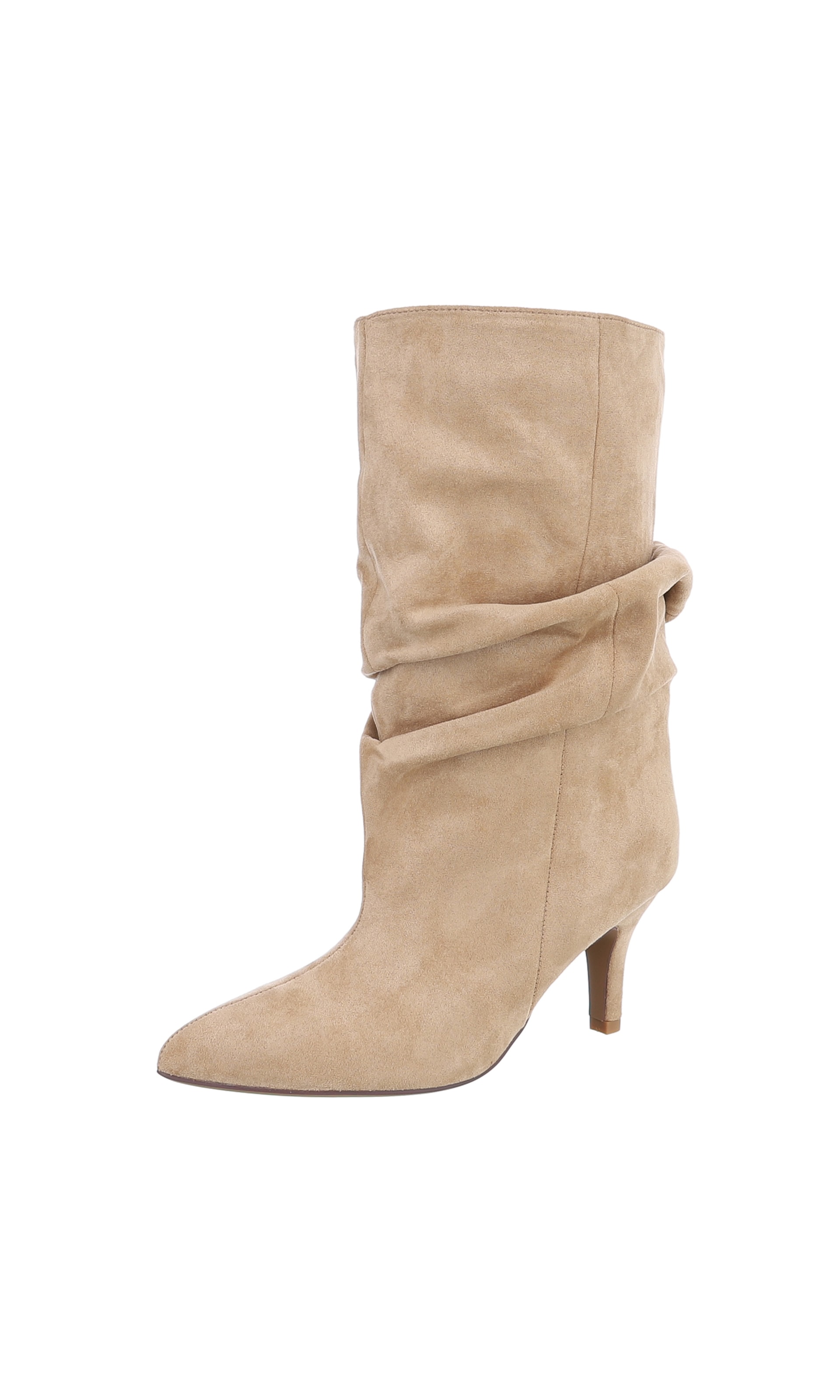 Ital-Design Stiefel in Beige: Vorderseite