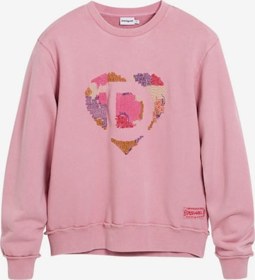 rožinė Desigual Megztinis be užsegimo: priekis