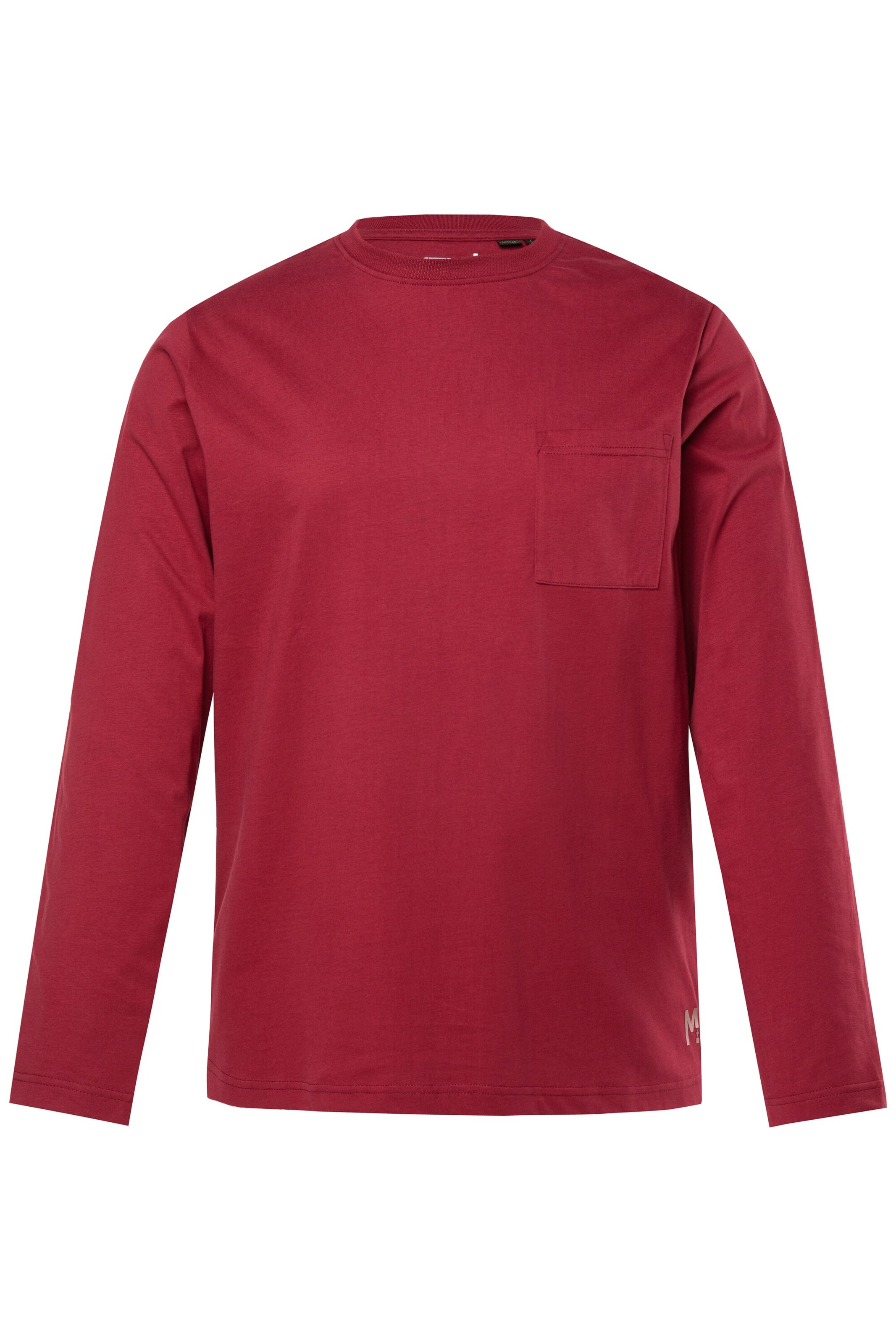 Men Plus Shirt in Red: front
