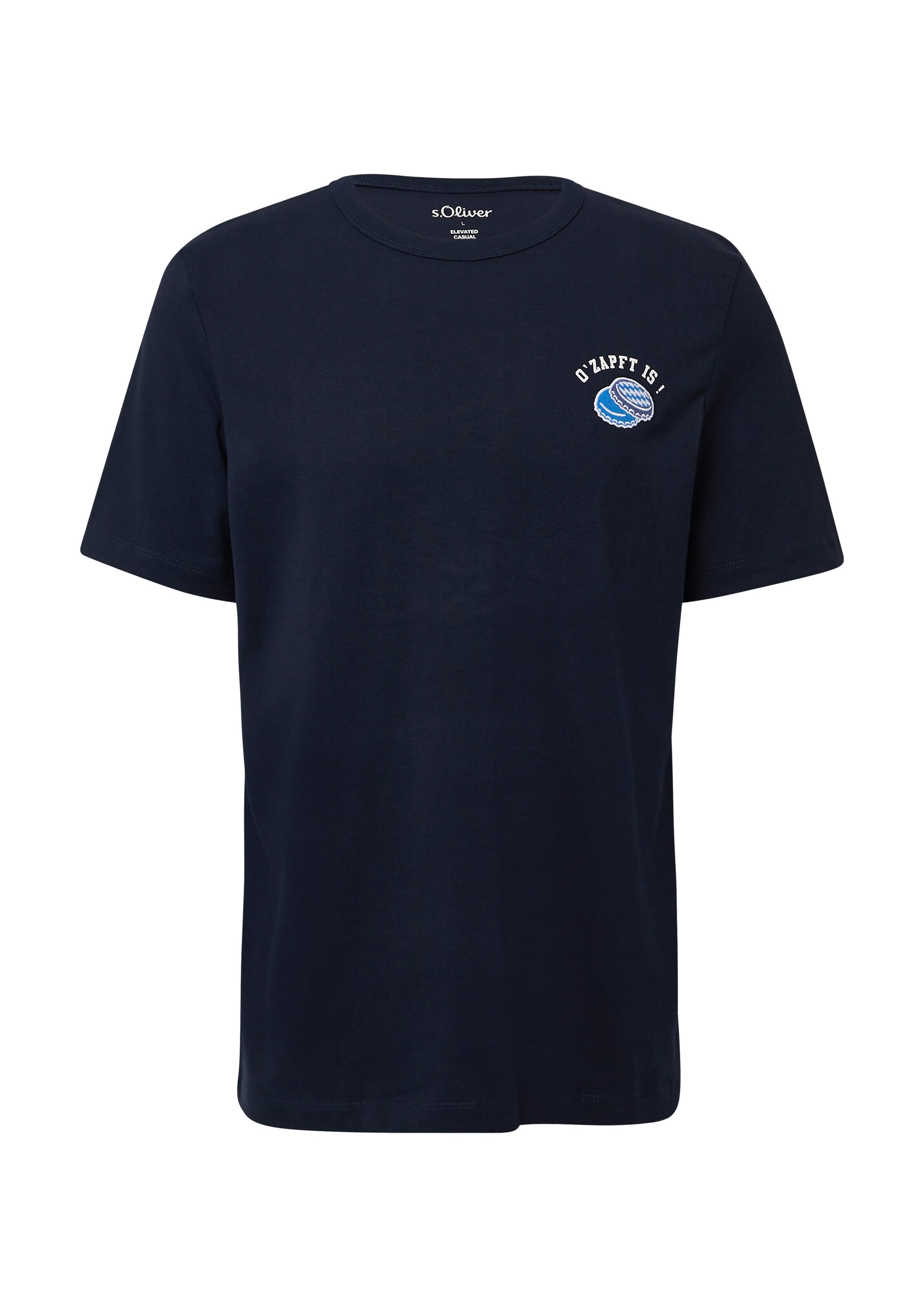 s.Oliver Shirt in Blauw: voorkant