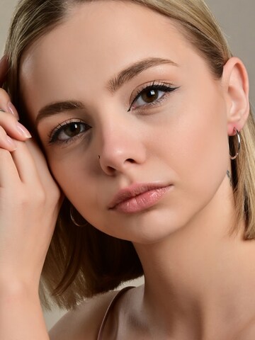 Akzent Earrings 'Amira, langlebig' in Silver: front
