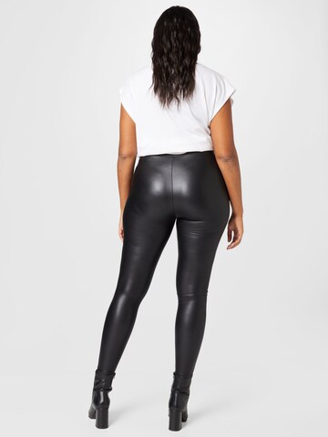 ONLY Curve Skinny Leggings 'COOL' in Schwarz