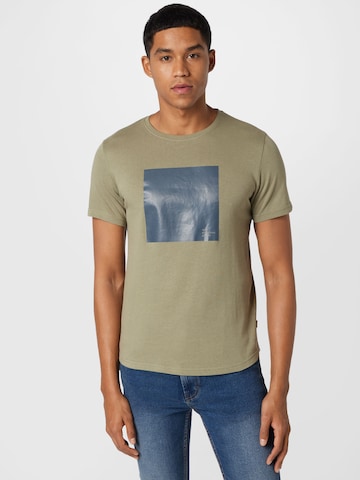 !Solid Shirt in Groen: voorkant