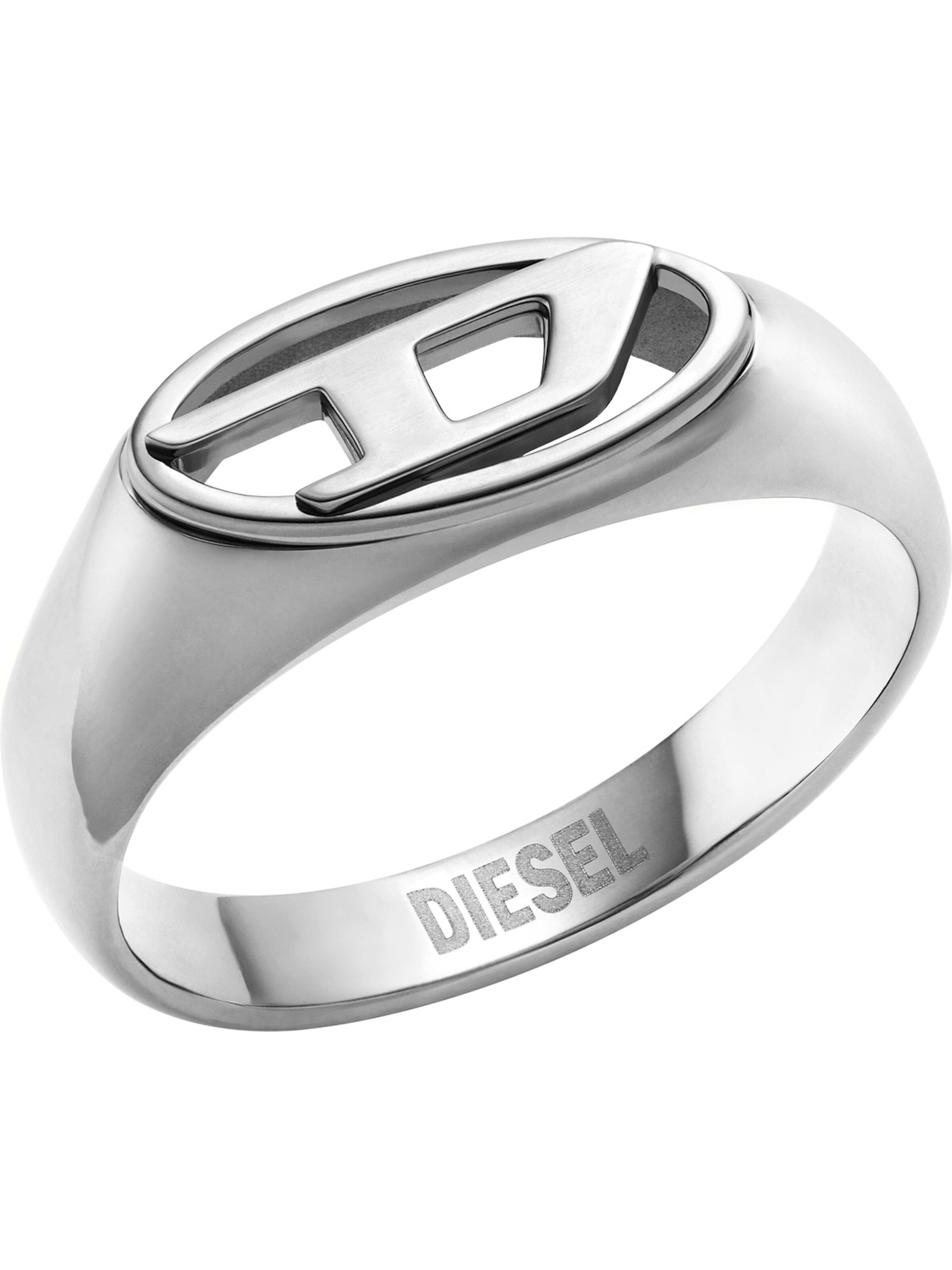 DIESEL Ring in Silber: Vorderseite