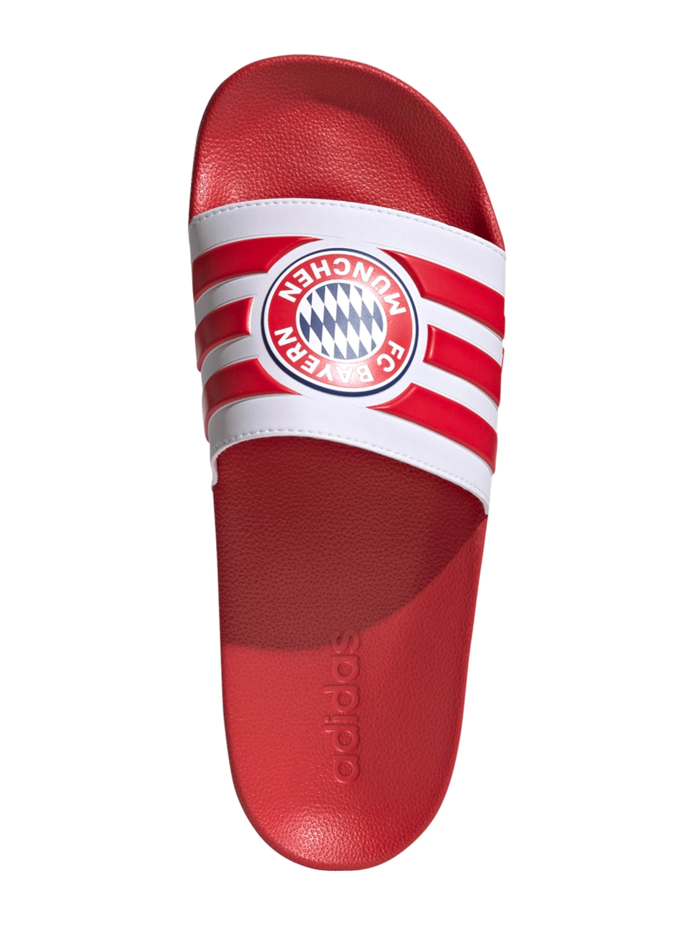Zoccoletto 'Adilette Bayern Munich' di ADIDAS SPORTSWEAR in bianco