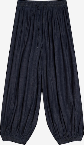 BershkaBarrel Traperice - plava boja: prednji dio