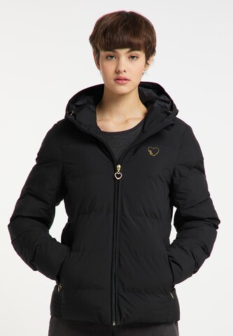 MYMO Winter Jacket in Black: front