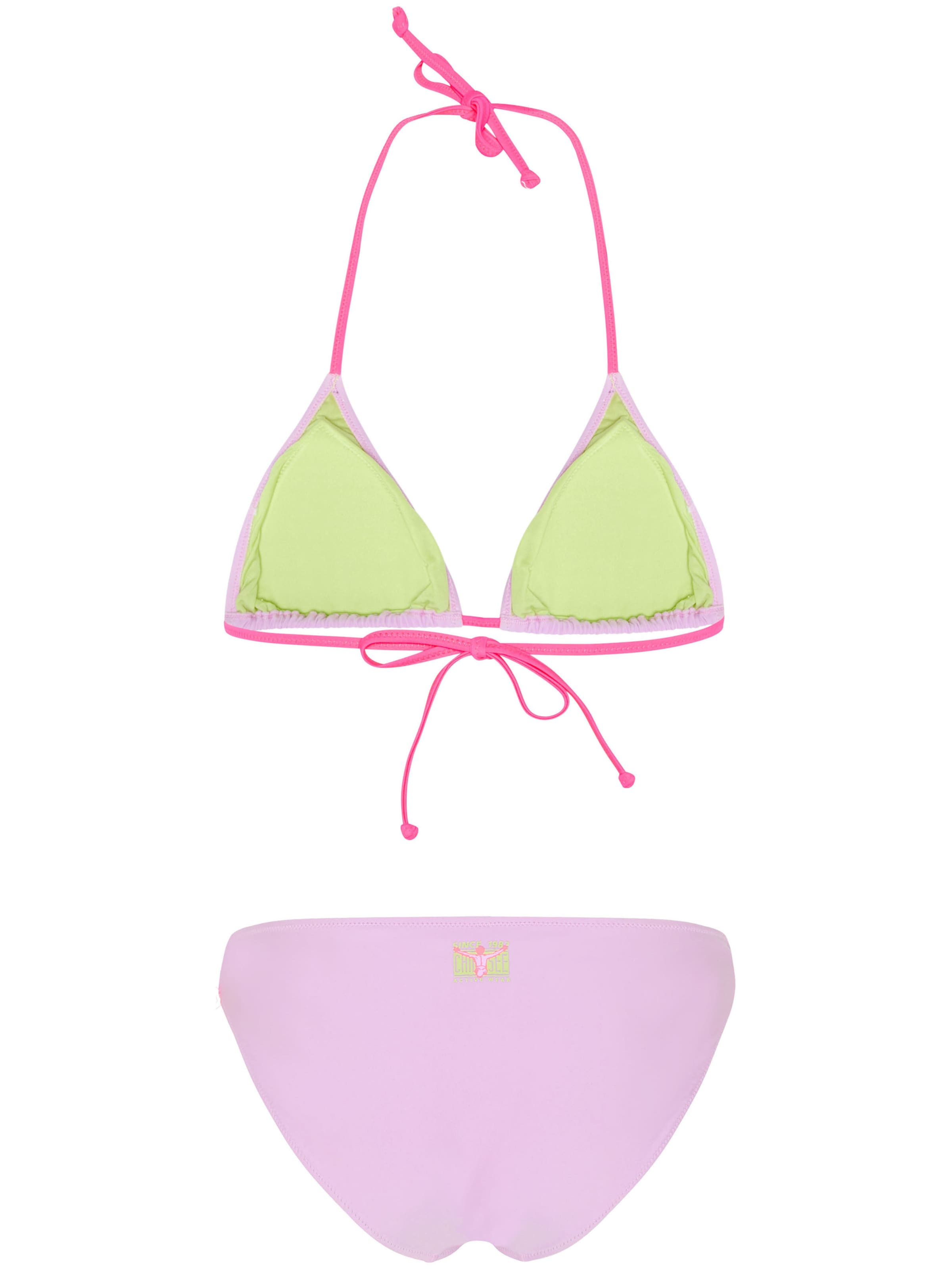 CHIEMSEE Triangle Bikini ' mit Kontraststoff ' in Purple