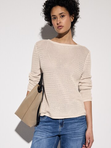 Pull-over STREET ONE en blanc : devant