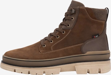 Boots stringati 'U1273' di Rieker Sport in marrone: frontale
