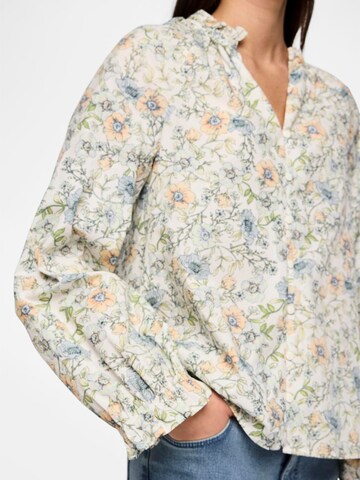 PIECES - Blusa 'Amaryl' en blanco