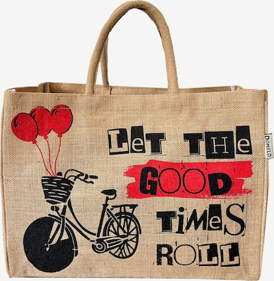 DOMELO Strandtasche 'Domelo' in beige, Produktansicht