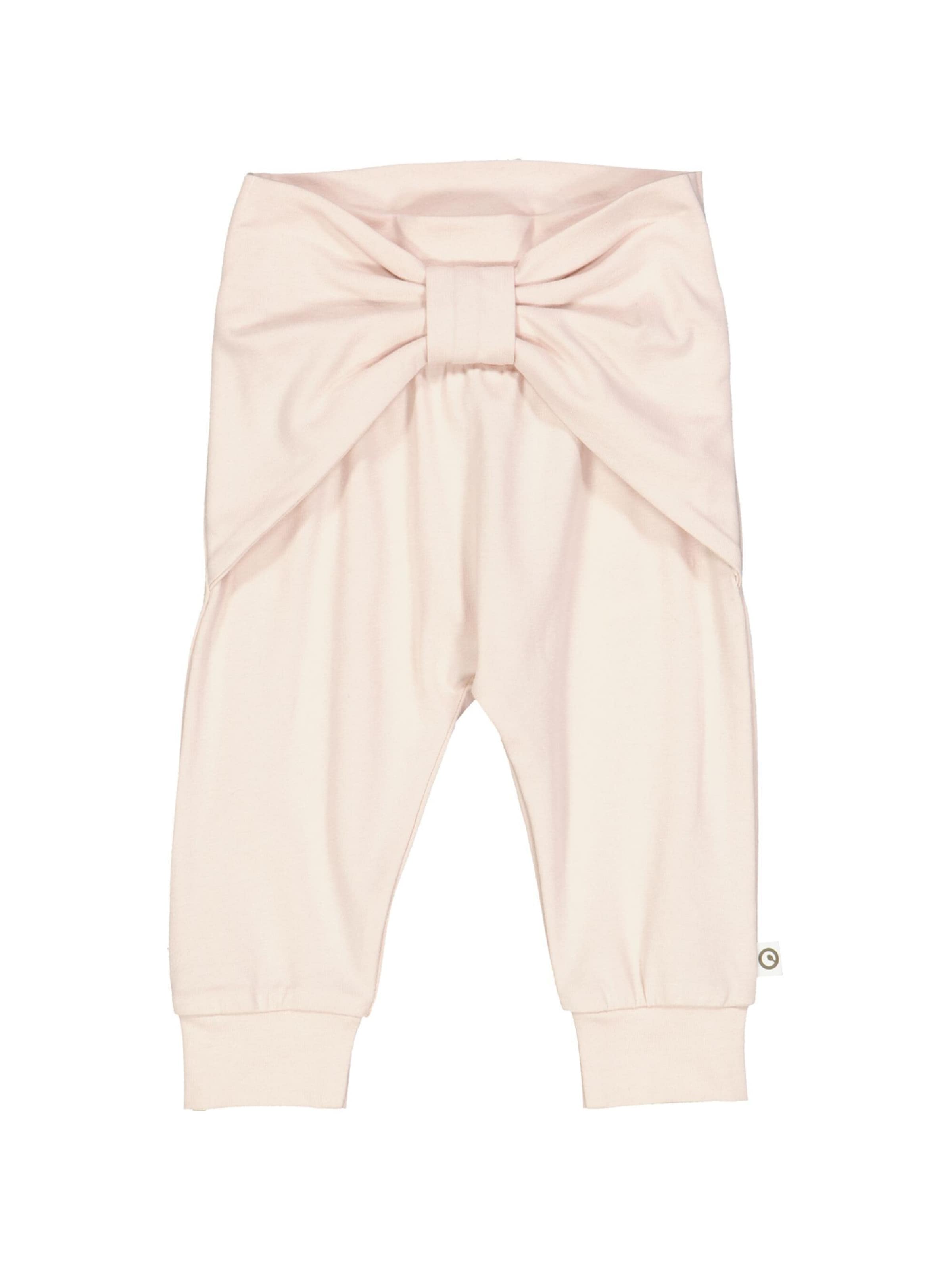 Müsli by GREEN COTTON Tapered Broek in Beige: voorkant