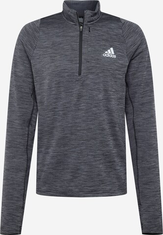 Sweat de sport 'Run Icons 3-Bar Warm ' ADIDAS SPORTSWEAR en noir : devant