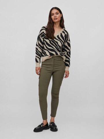 VILA Sweater 'VIRil' in Beige