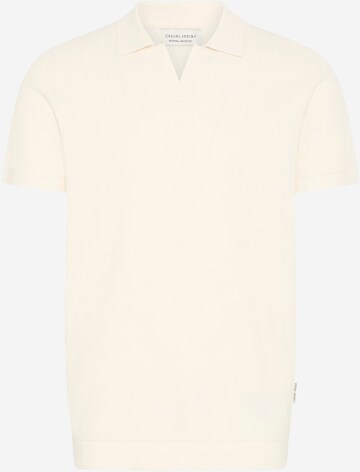 Casual Friday Poloshirt ' CFMateo ' in Beige: Vorderseite