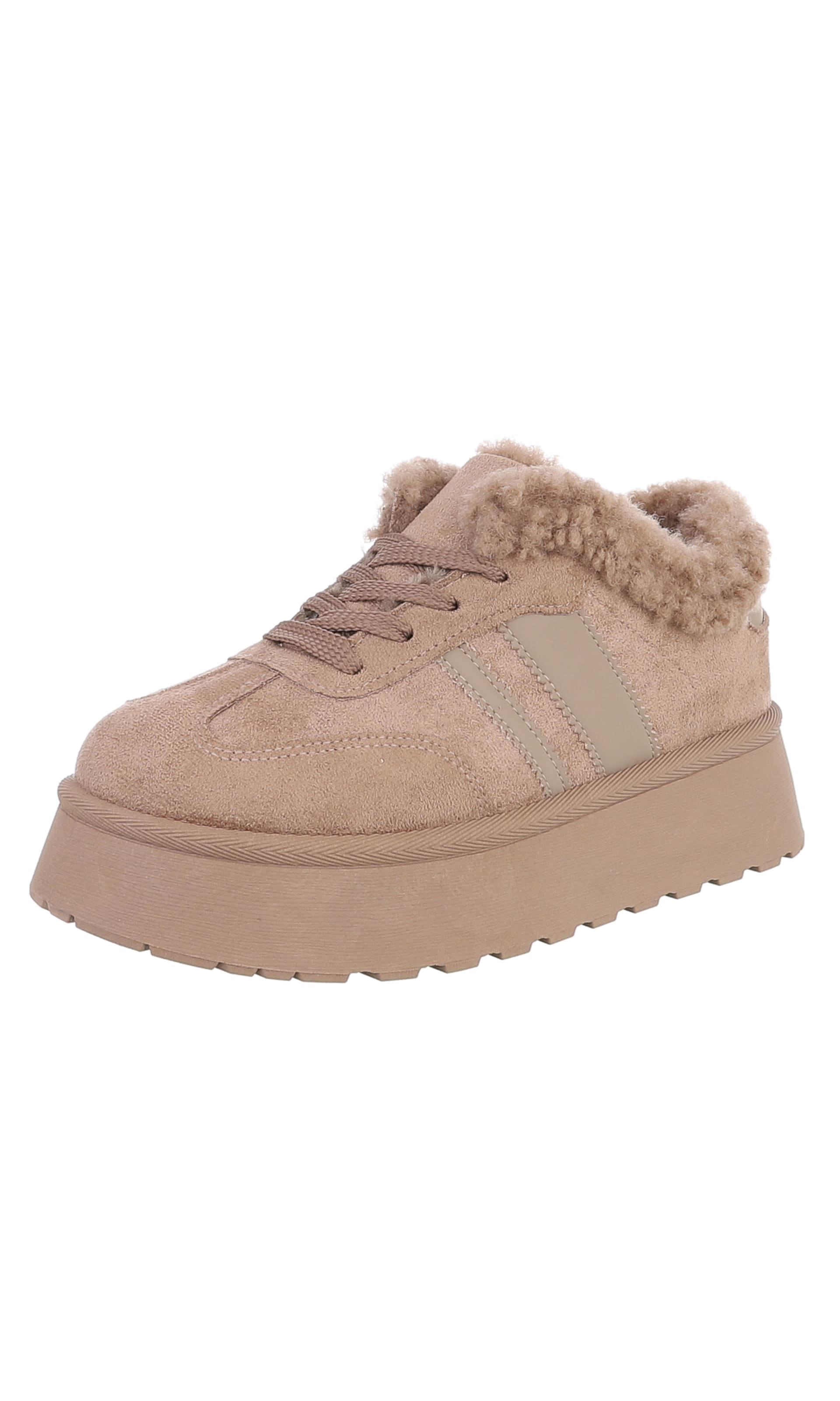 Ital-Design Sneaker in Braun: Vorderseite