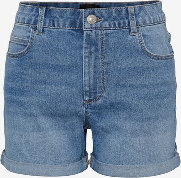 PIECES Regular Jeans 'Peggy' in Blauw: voorkant