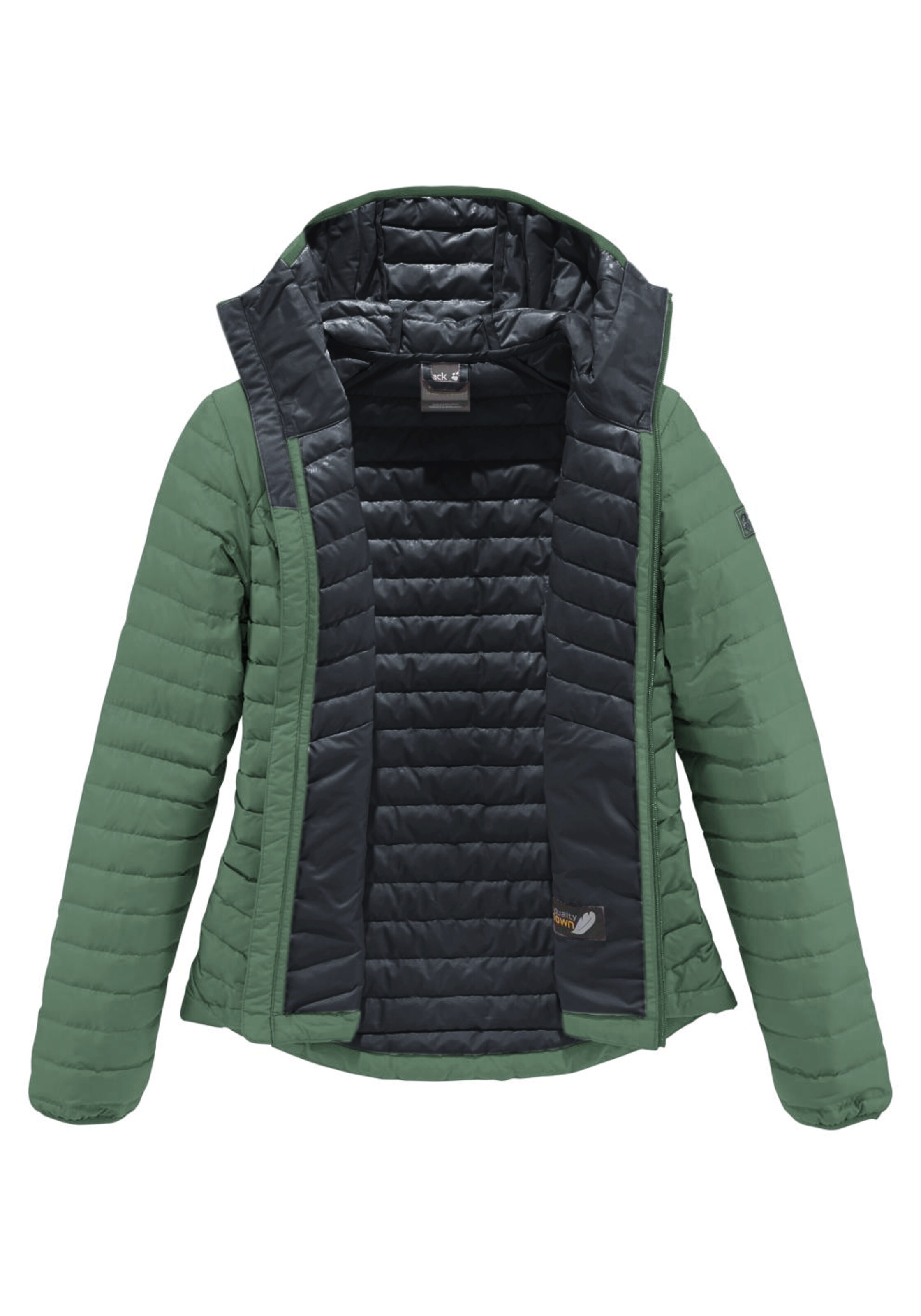 JACK WOLFSKIN Athletic Jacket in Green