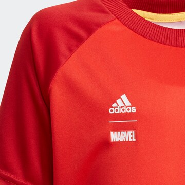 ADIDAS PERFORMANCE Tracksuit 'Marvel Iron Man' in Red