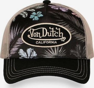 Casquette 'Gorra von dutch negra flores subl 17 trucker cap' Von Dutch en noir : devant