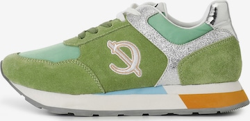 Baskets basses CAFè NOIR en vert : devant